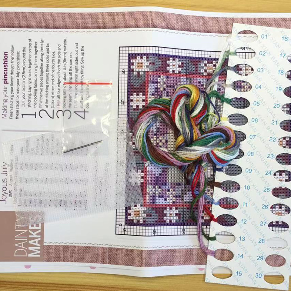 ZC197 크로스 스티치 키트, 크로스 스티치 자수 세 - Cotton Embroidery Thread Skeins 리뷰 및 가격