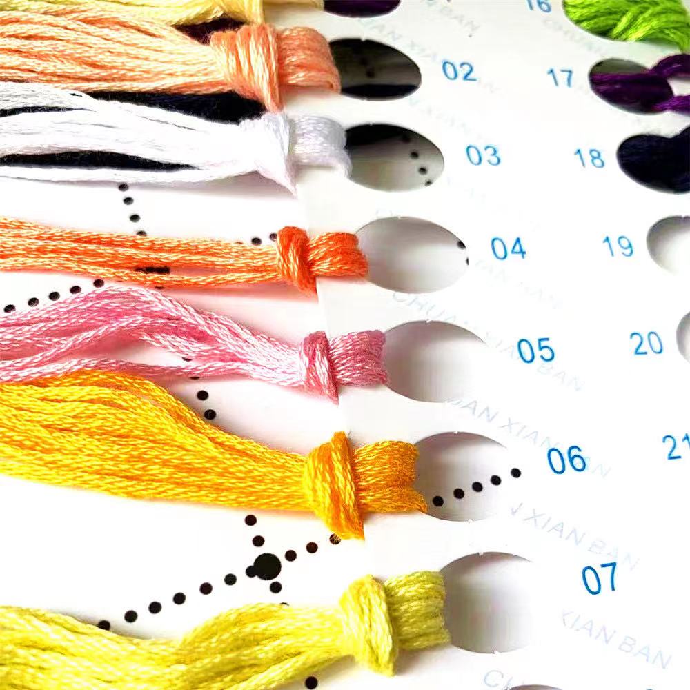 ZZ6248 크로스 스티치 키트 크로스 스티치 키트 자 - Cotton Embroidery Thread Skeins 리뷰 및 가격