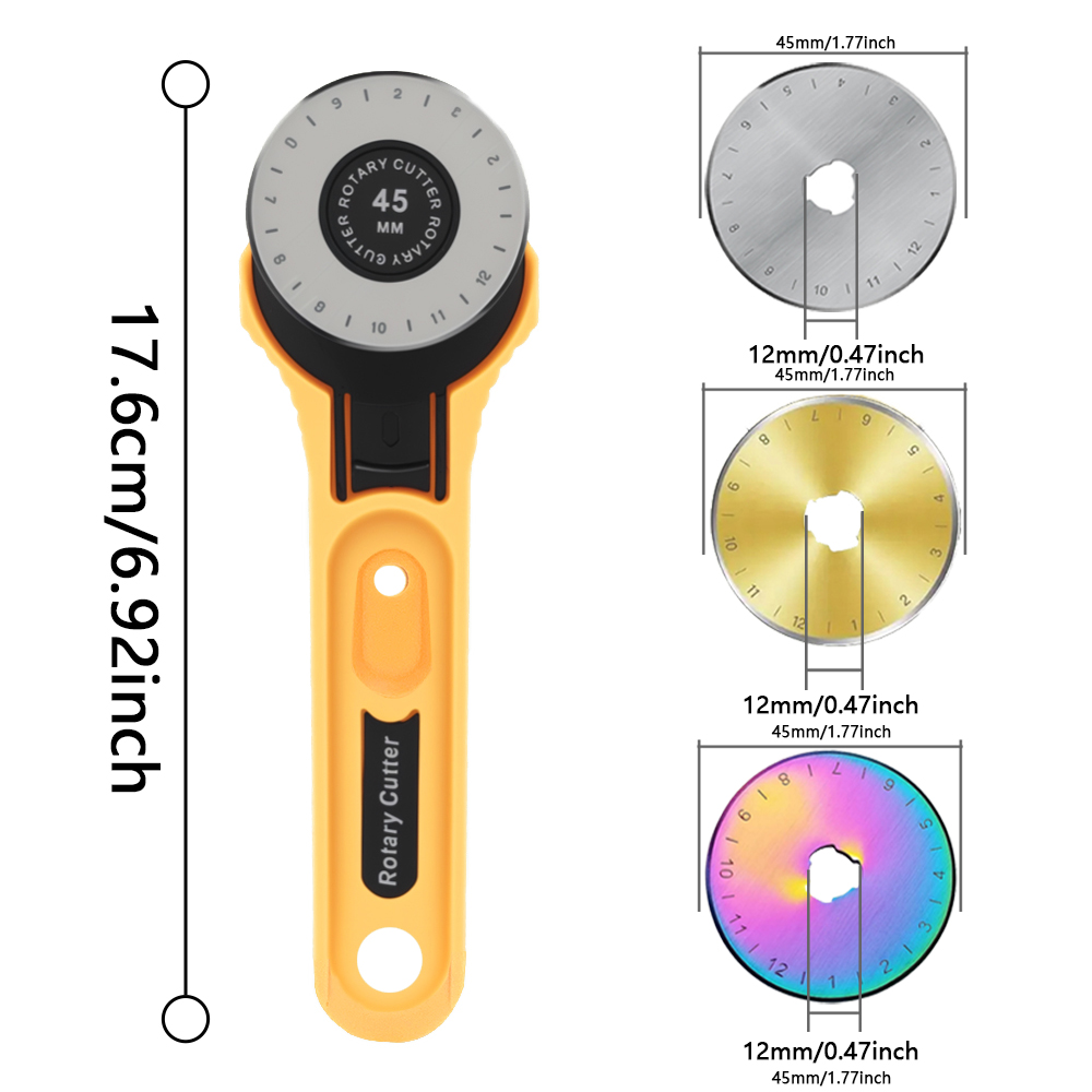 45mm 회전식 원단 커터 가죽 공예 절단 도구 DIY - Rotary Cutter For Fabric 45Mm 리뷰 및 가격