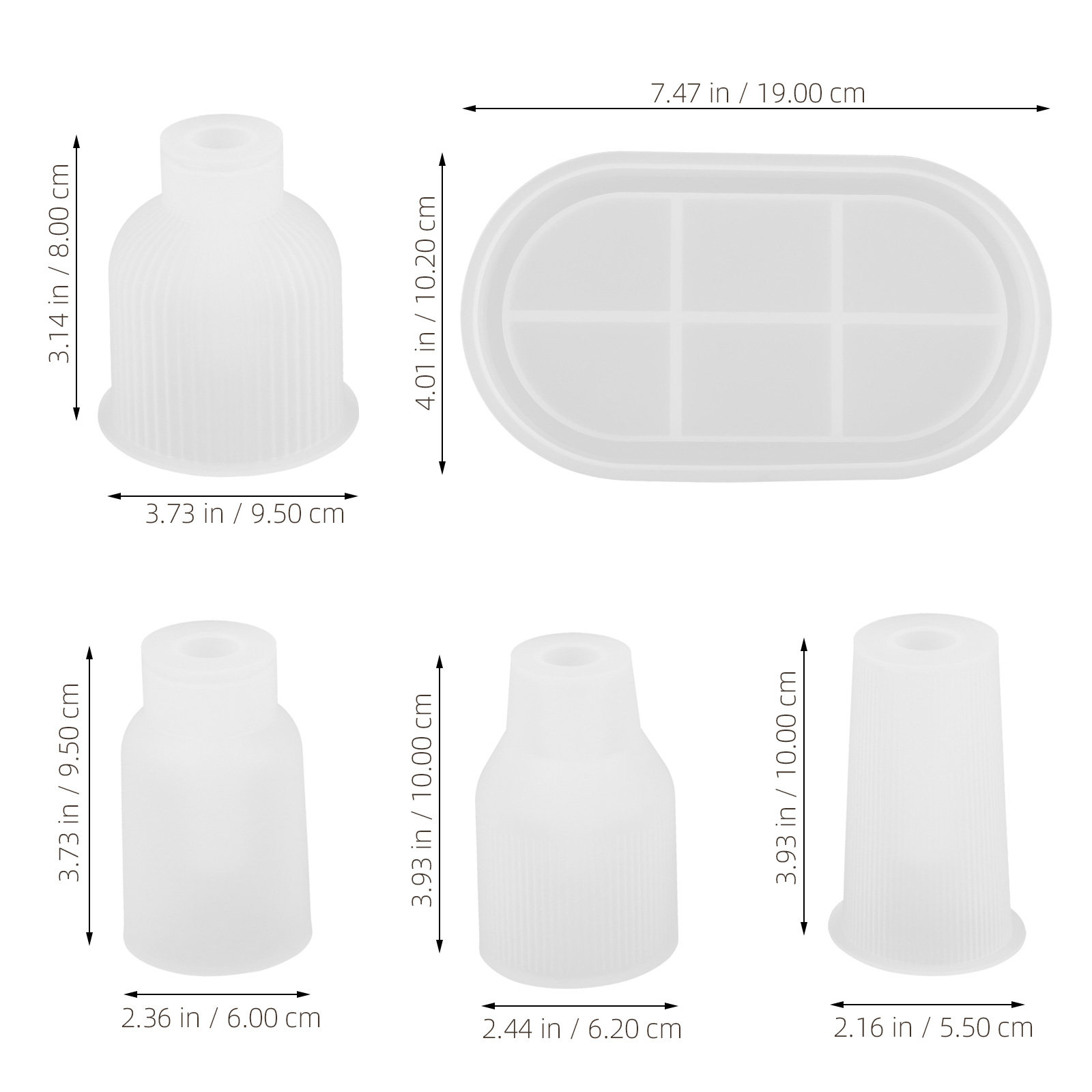 꽃병을 만드는 데 사용할 수 있는 DIY 에폭시 레진  - Silicone Epoxy Resin Molds Set 리뷰 및 가격