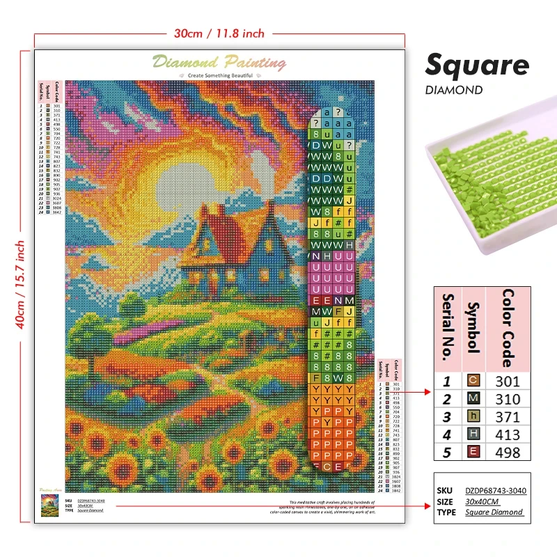 5D DIY 다이아몬드 페인팅 키트, 크레용신짱 캐릭터 - 5D Diamond Painting Kit Full Drill 리뷰 및 가격