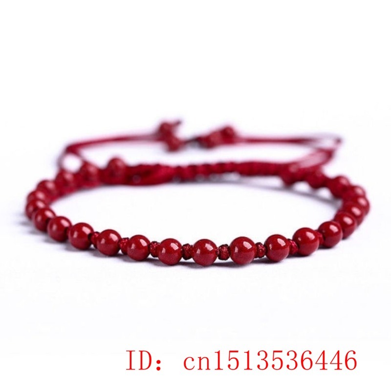 사용자 정의 자연 붉은 진사 6mm 비즈 팔찌 옥 라운 - Beading 리뷰 및 가격