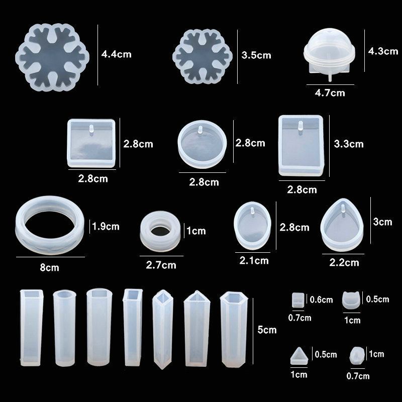 혼합 스타일 쥬얼리 에폭시 수지 금형 세트 실리콘 금형 - Silicone Epoxy Resin Molds Set 리뷰 및 가격